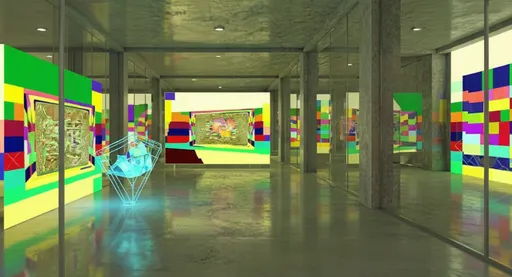 Prompt: an empty installation enviroment