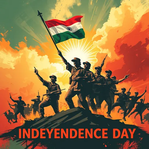 Prompt: Independence day poster with unity and freedom with fighters
With modern poster model