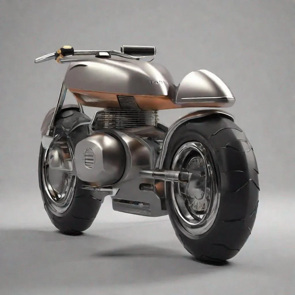 Prompt: Future retro motorcycle 