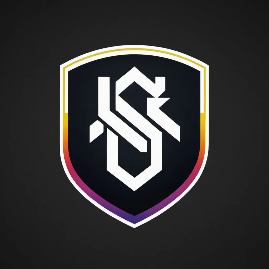 Prompt: Put a rainbow six siege logo with the Keiser University logo on it