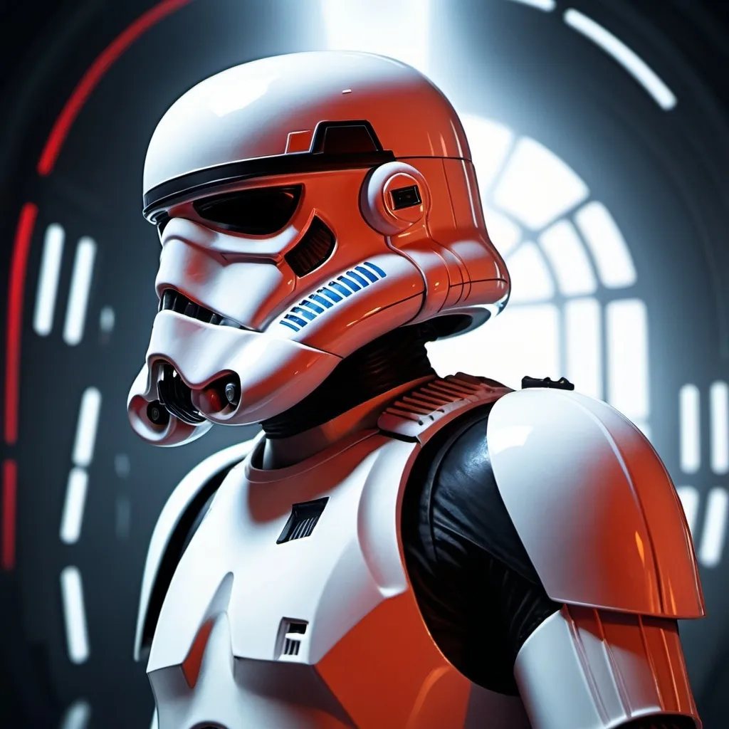 Prompt: "a stormtrooper's silhouette with her mind filled with Darth Vaders"
Weight:1   

"detailed matte painting, deep color, fantastical, intricate detail, splash screen, complementary colors, fantasy concept art, 32k resolution trending on Artstation Unreal Engine 5, molecular precision, ultra sharp focus."
Weight:0.9