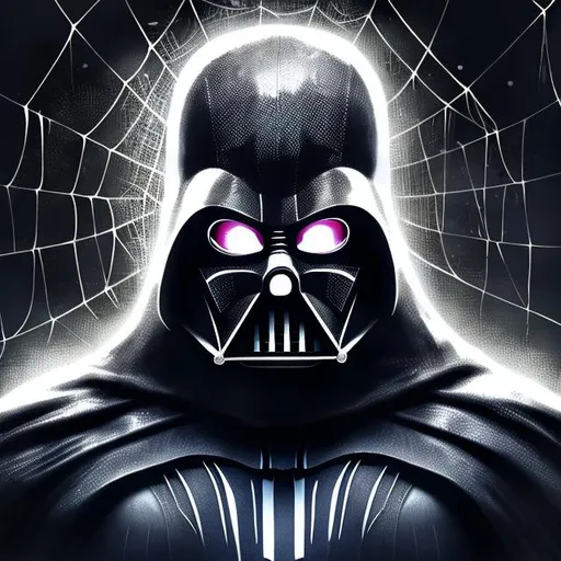 Prompt: Spiderweb latex darth vader broken destroyed forgotten ultraintricate ornate ultrarealistic hyperdetailed concept art 8k 4d" Weight:1 Save "Hyperrealistic, splash art, concept art, mid shot, intricately detailed, color depth, dramatic, 2/3 face angle, side light, colorful background
Weight:1   
head and shoulders portrait, 8k resolution concept art portrait by Greg Rutkowski, Artgerm, WLOP, Alphonse Mucha dynamic lighting hyperdetailed intricately detailed Splash art trending on Artstation triadic colors Unreal Engine 5 volumetric lighting
Weight:0.9 