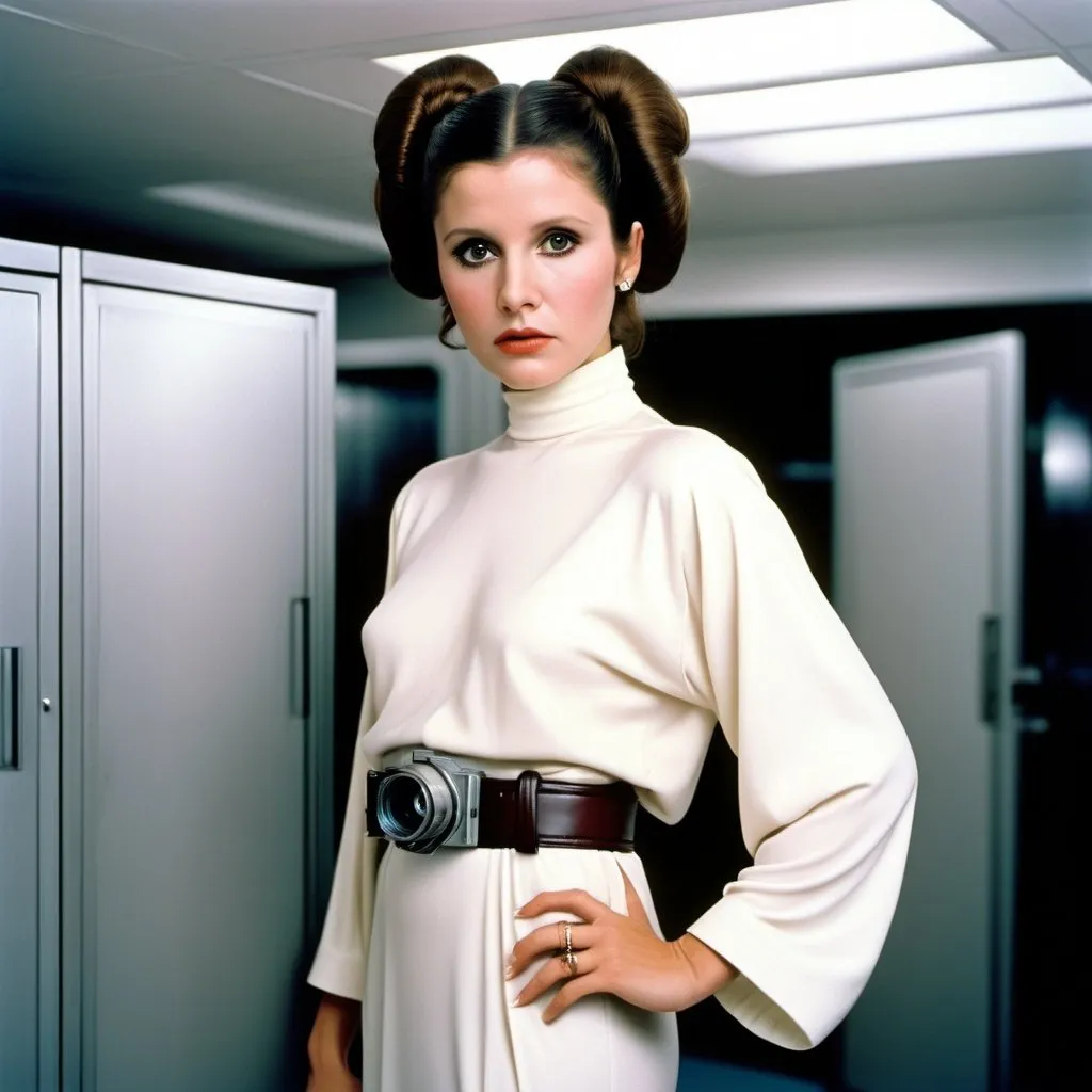 Prompt: "1980's model, Princess Leia, high fashion, 80's vogue, business casual, full shot, hyperdetailed, shot by Arthur Elgort, 32k resolution, molecular precision."
Weight:1