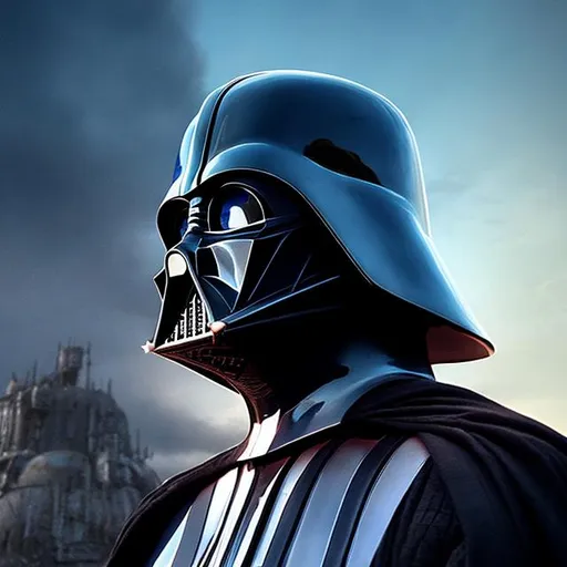 Prompt: bluesky, daylight, darth vader, close up, (masterpiece),((ultra-detailed)), (highly detailed CG illustration),(expressionless), (best quality:1.2), High quality texture, intricate details, detailed texture, High quality shadow, Cinematic Light, Depth of field, light source contrast, perspective,20s, (ulzzang-6500-v1.1:0.5)