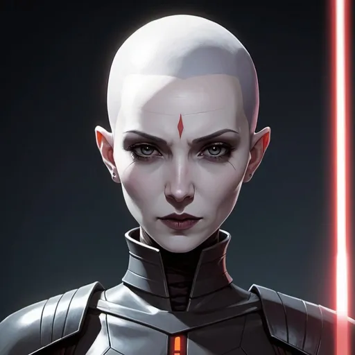 Prompt: "beautiful pale woman that resembles Asajj Ventress"
Weight:1   

"Masterpiece, Best Quality, flat, Manga Scan, Anime, cinematic lighting, drawn Art, by Studio Trigger, clip studio paint, Anime Wallpaper, Deep Color, Cel-Shaded, 32k resolution, molecular precision."
Weight:0.9 