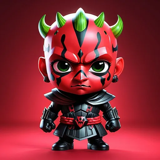 Prompt: watermelon humanization, watermelon as human, Darth Maul chibi, anime style, shy face, beautiful and young, flirty atmosphere, ambient color, illustration, detailed. 32k resolution, molecular precision.