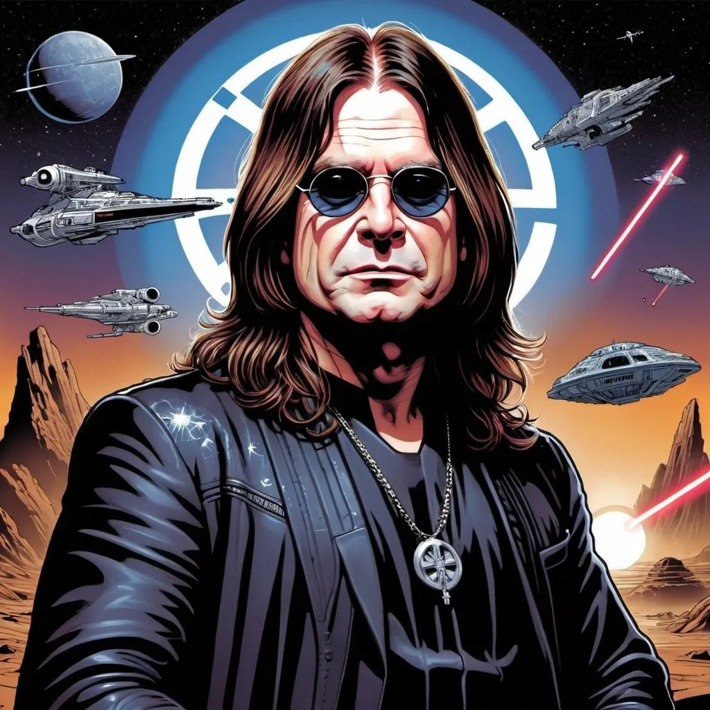 Prompt: "Ozzy Osbourne. Star Wars."
"Mark Brooks and Dan Mumford, comic book art, perfect, smooth"