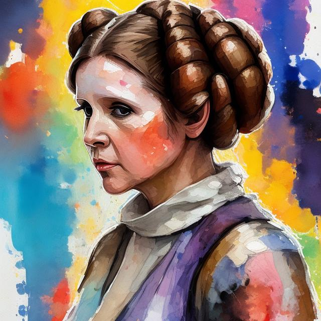 Prompt: "Princess Leia"
Weight:1   

"in Gouache Style, Watercolor, Museum Epic Impressionist Maximalist Masterpiece, Thick Brush Strokes, Impasto Gouache, thick layers of gouache watercolors textured on Canvas, 8k Resolution, Matte Painting"
Weight:0.9 