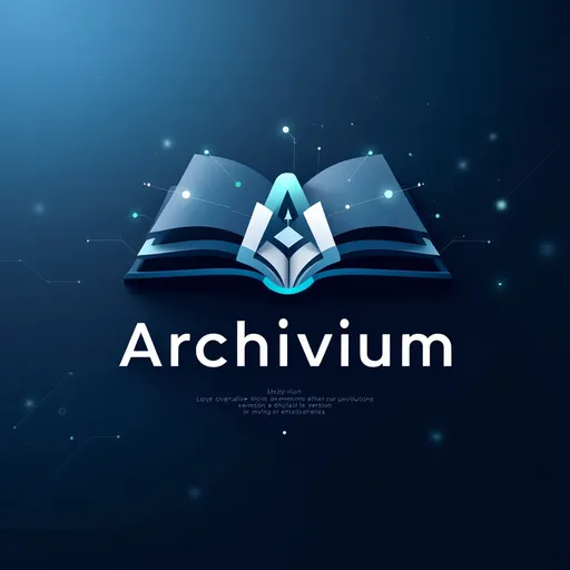 Prompt: "Design a sleek and innovative logo for 'Archivium,' a dynamic and modern version of a digital encyclopedia. The logo should feature elements like an open book, a digital scroll, or interconnected nodes symbolizing knowledge, collaboration, and information. Incorporate a stylized 'A' or a unique abstract symbol to reflect the idea of an evolving and accessible archive. Use colors like blue, silver, and green to evoke trust, technology, and knowledge, with a modern, clean look. The background should be minimalist, with subtle digital or geometric patterns, representing the dynamic and cutting-edge nature of Archivium. The font should be contemporary, bold, and clean, with a slight futuristic edge. The overall style should highlight the innovation and versatility of the platform, offering a sense of movement and progress in the world of information."