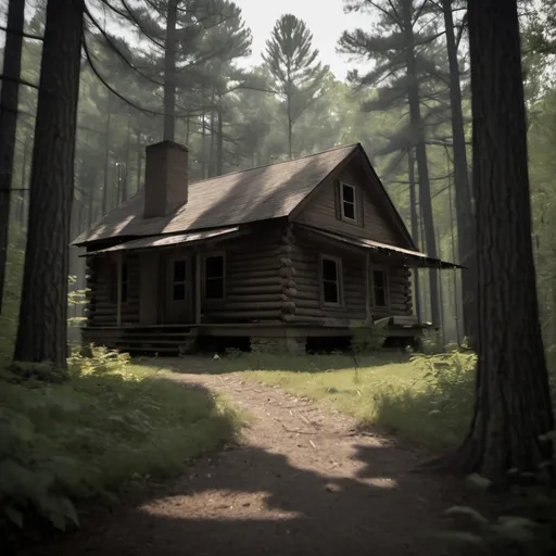 Prompt: Jake, Chris, and Tyler spent their weekend at Whispering Pines, an old cabin in the woods that once belonged to Jake’s uncle, who mysteriously vanished years ago. The boys arrived late, the sun casting eerie shadows across the clearing. The cabin was run-down, and something about it felt wrong. Still, they shrugged it off, excited for their adventure.That night, after a campfire and ghost stories, they decided to explore the woods. They found an ancient stone circle, the stones marked with strange, unreadable symbols. Tyler, uneasy, suggested they return, but Chris brushed it off. Yet, as they made their way back, the woods grew unnervingly quiet, and they felt watched, though no one was there.By the time they reached the cabin, darkness had fallen. The wind howled outside, and the atmosphere inside the cabin turned oppressive. Shadows clung to the corners, and the fire flickered weakly. Jake struggled to sleep, only to be awakened by soft tapping at the window. His blood ran cold as he saw a pale face outside, staring back at him from the woods."Did you see that?" Jake whispered, waking Chris and Tyler.They sat up, fear settling in their bones, but the face had vanished. Hours later, as they finally drifted to sleep, a loud thud echoed from the cabin door. The door slowly creaked open on its own, revealing nothing but the dark woods beyond.Suddenly, footsteps sounded inside, circling them. Shadows stretched unnaturally long across the floor. Then, a raspy whisper filled the cabin:"Leave... or join him."

Jake’s uncle had never left. And now, neither would they.