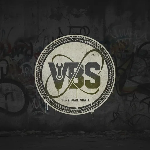 Prompt: Diseñame una marca y logo  profesional y underground.
Nombre de la marca VBS.
Quiero crear una marca personal de skate muy sutil.
