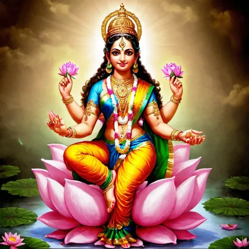 Prompt: God lakshmi