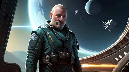 Prompt:  Focus on face similarity to the face reference , very long grey beard down to his neck, realism, a man in a space suit standing in front of a space station with a spaceship in the background and a distant planet in the background, Eve Ryder, space art, star citizen halo, a character portrait