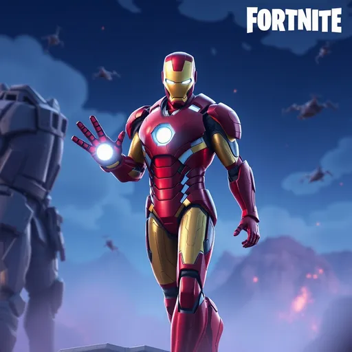 Prompt: iron man fortnite