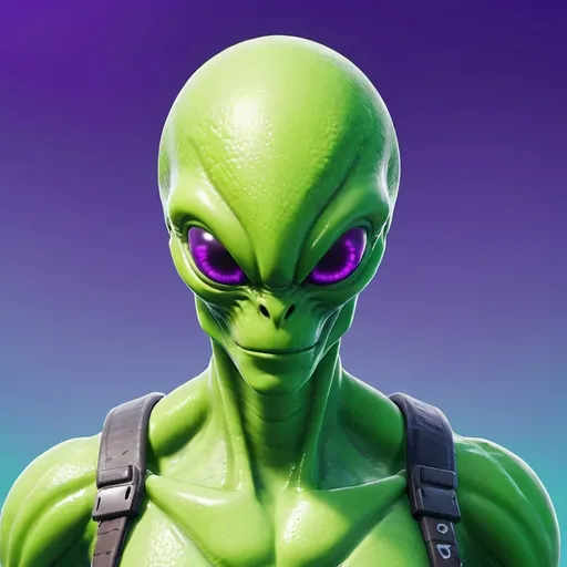 Prompt: fortnite alien skin