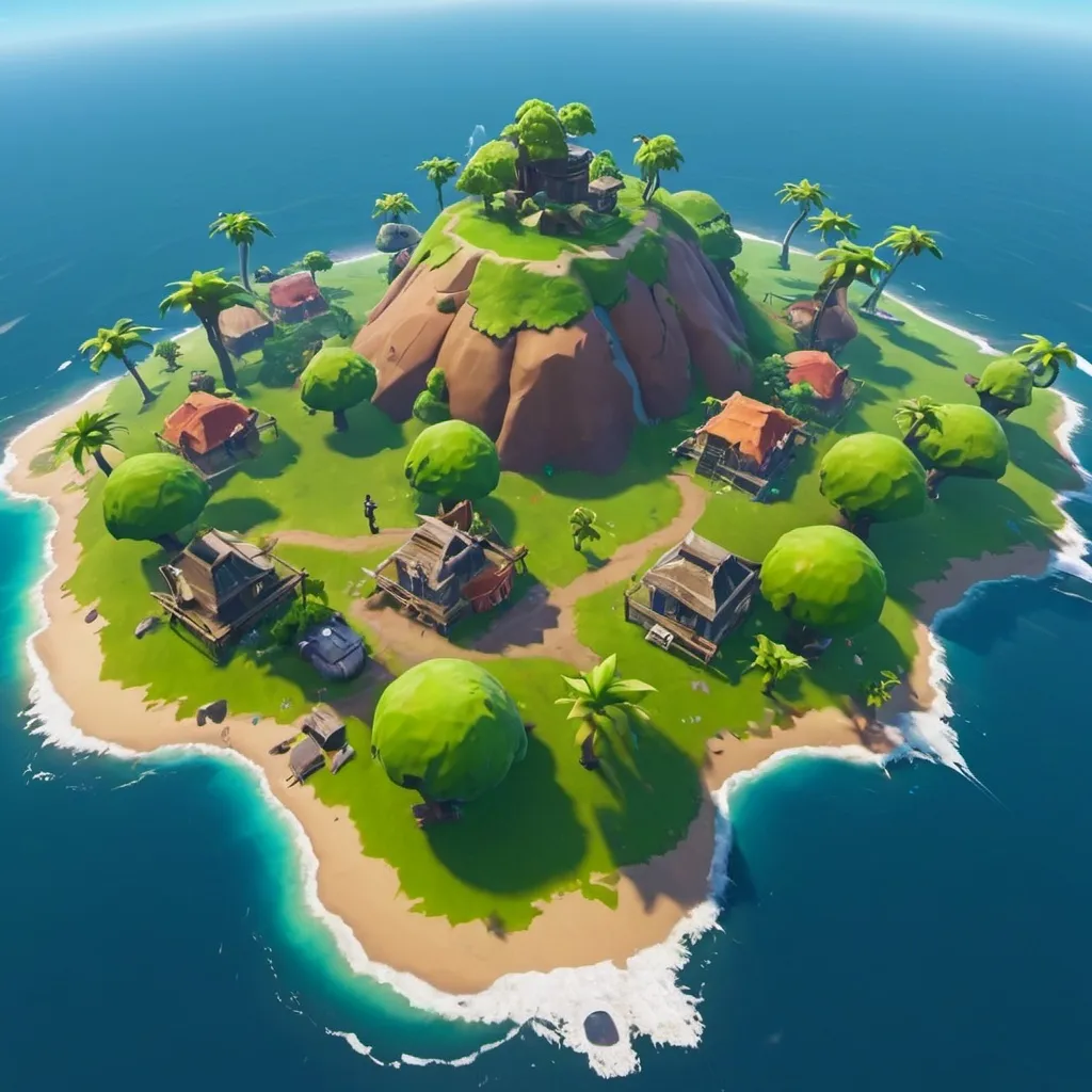 Prompt: fortnite island skin