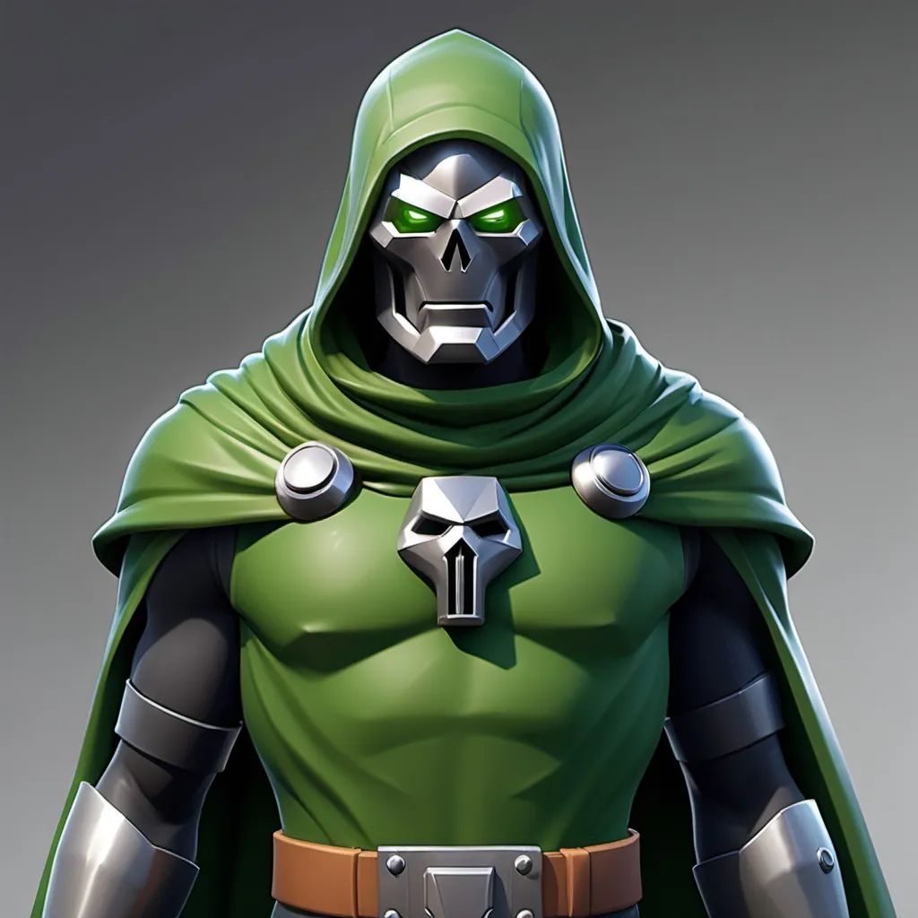 Prompt: fortnite doctor doom without mask