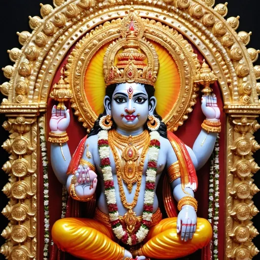 Prompt: vel of muruga with a rich appearance