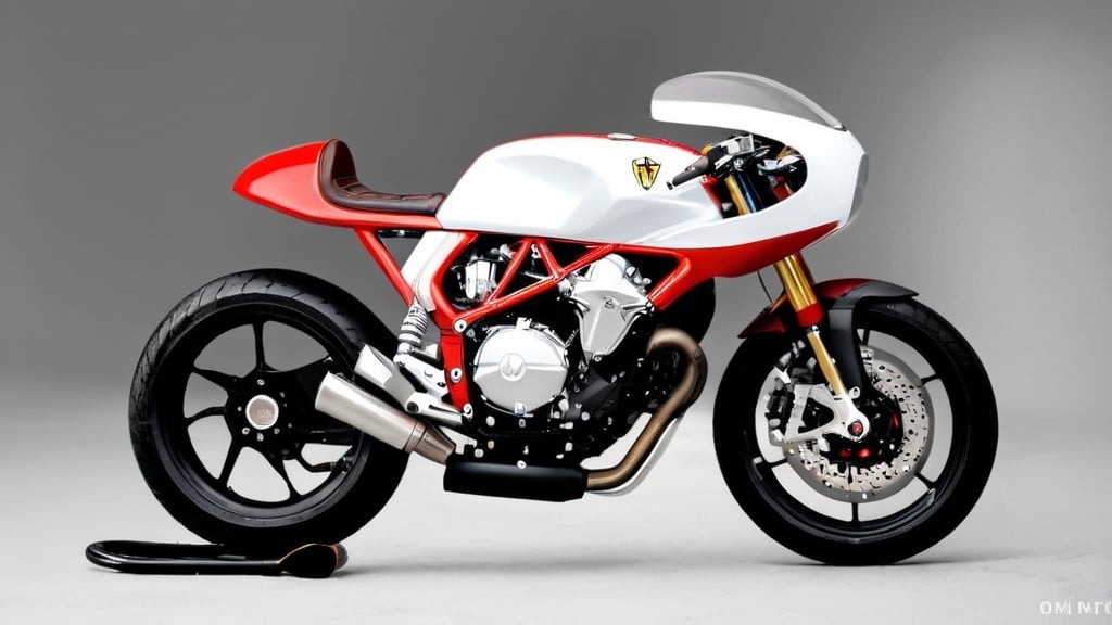 Prompt: mv agusta cafe racer modern