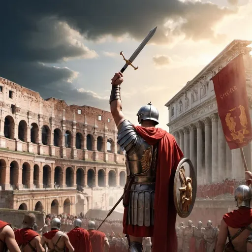 Prompt:  glory to rome