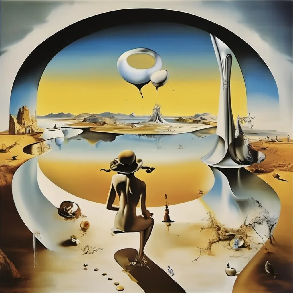 Prompt: Salvador Dalí style vision, surrealist, dreamlike, precise, melting