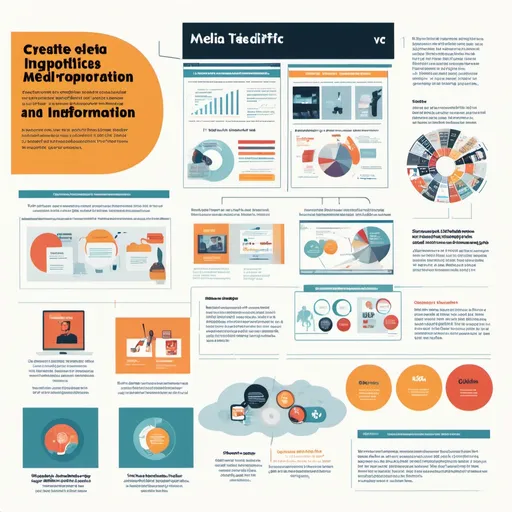 Prompt: 1. Create a digital infographic about shows opportunities and challenges in media and information.