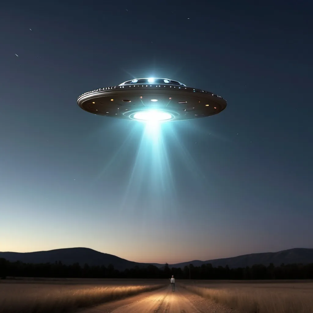 Prompt: make a photo of an ufo