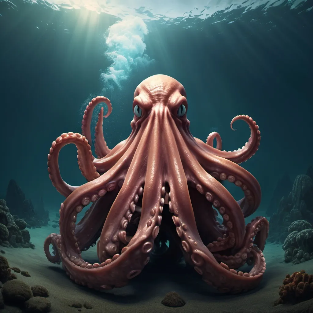 Prompt: Make a photo of the Kraken?