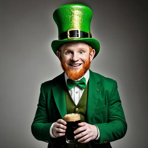 Prompt: Make a photo of a Leprechaun?