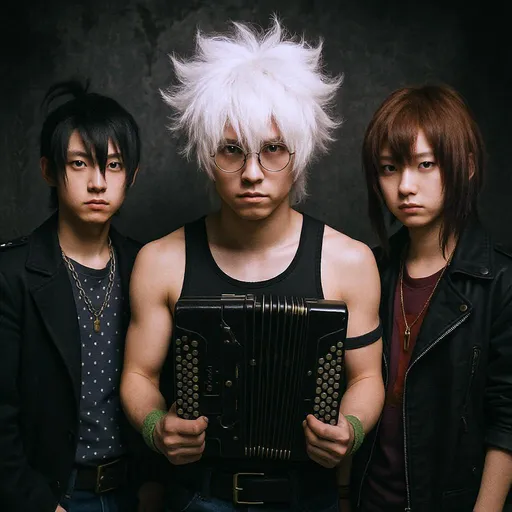 Prompt: Make a photo of Ikaru from the band yaosobi?