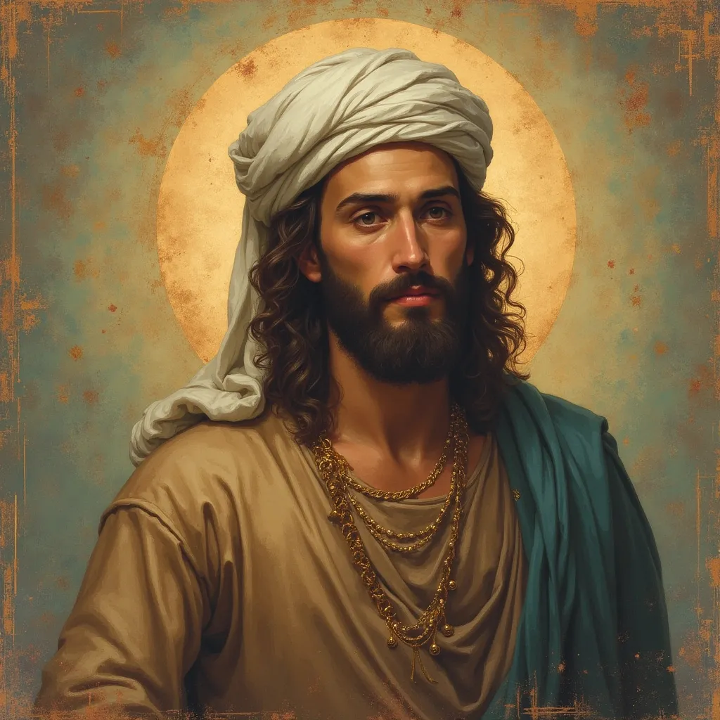 Prompt: Make a photo of the prophet Muhammad please?