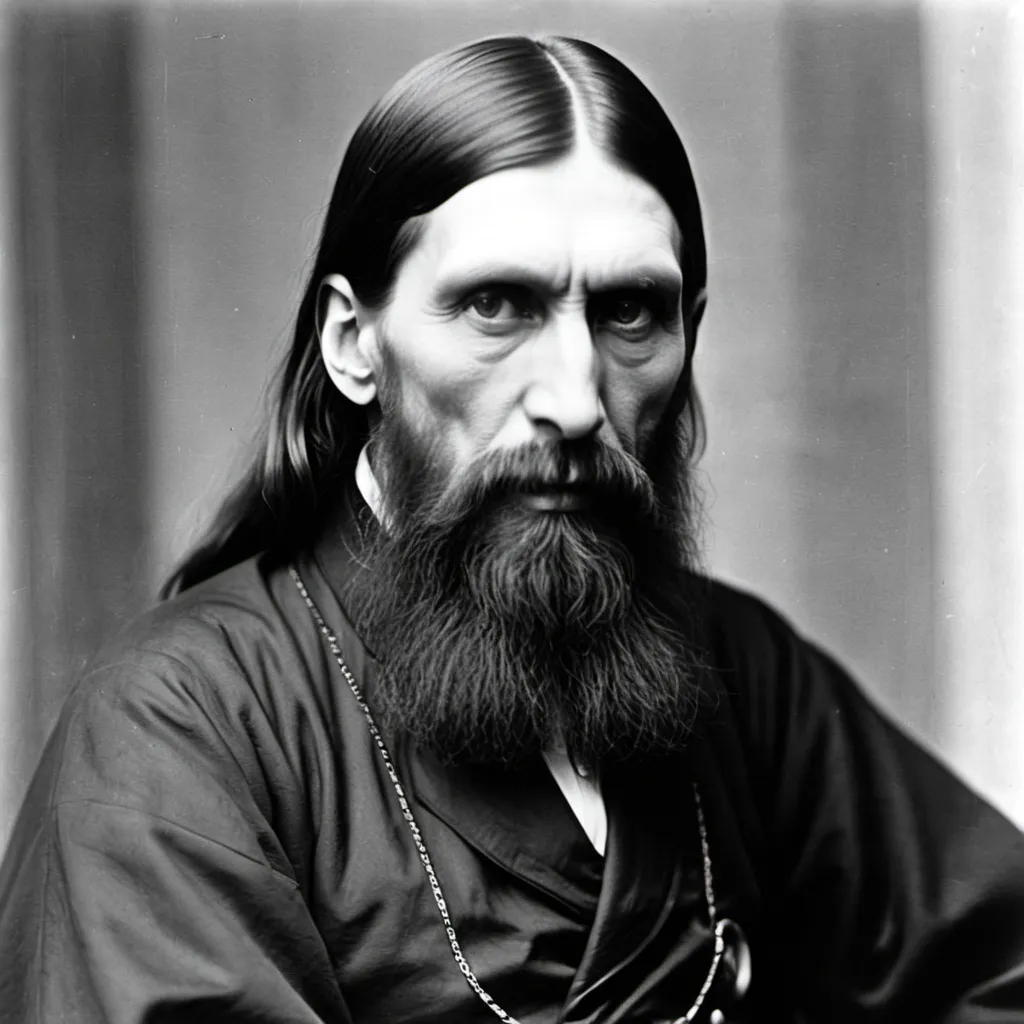 Prompt: A photo of Rasputin