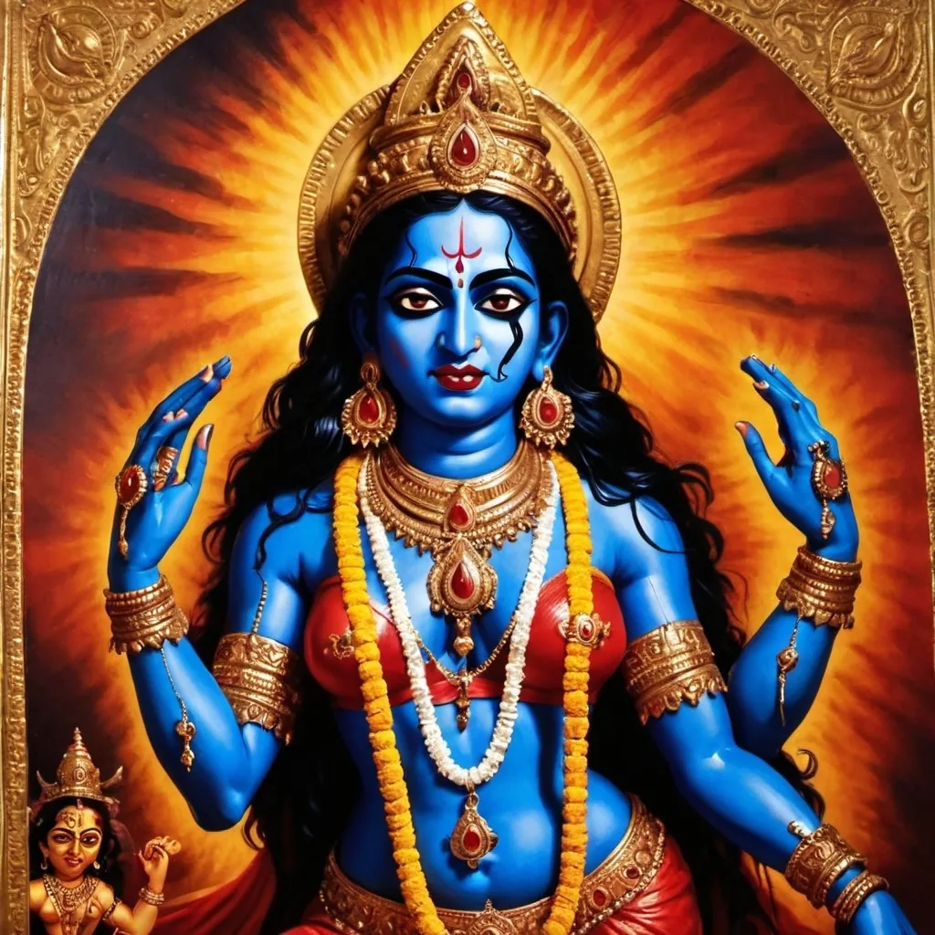 Prompt: A photo of goddess Kali ma?