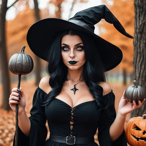 Prompt: Make a photo of a witch