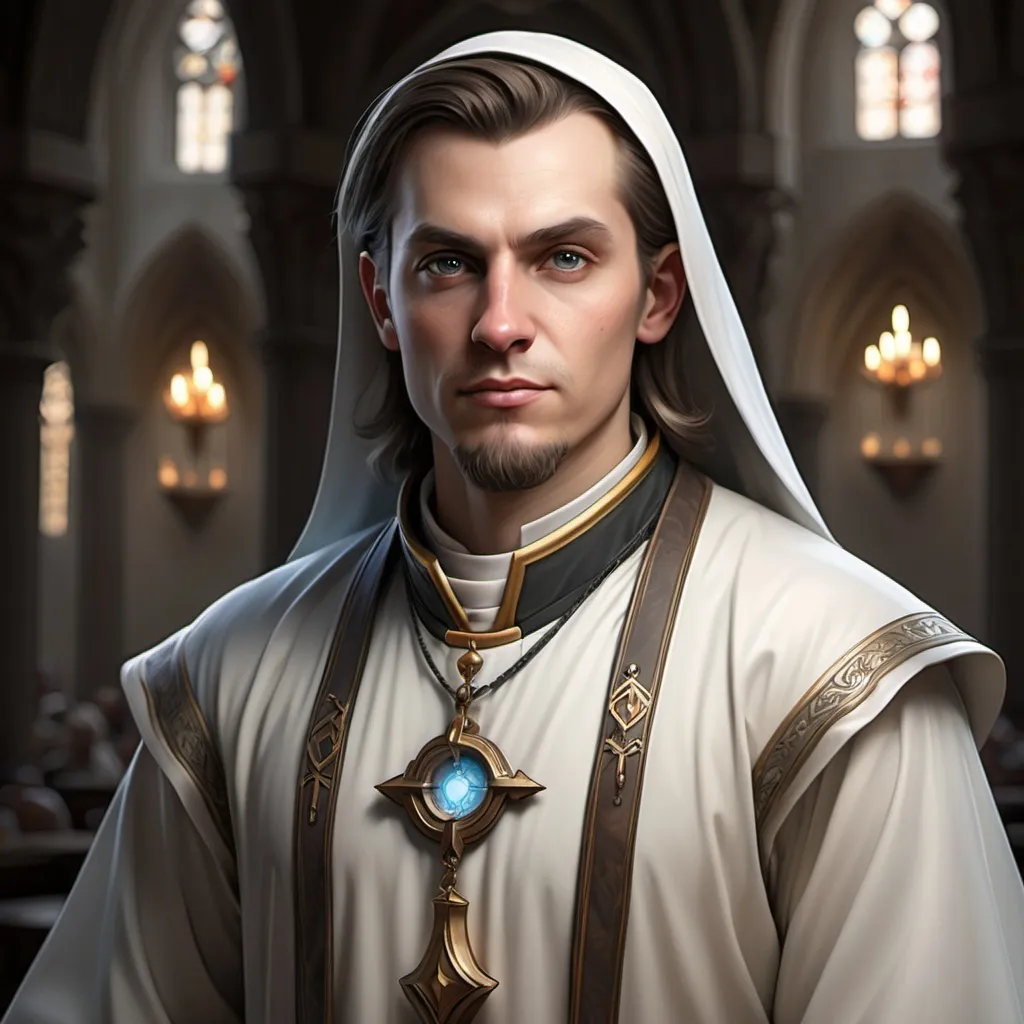 Prompt: Make a photo of a cleric?