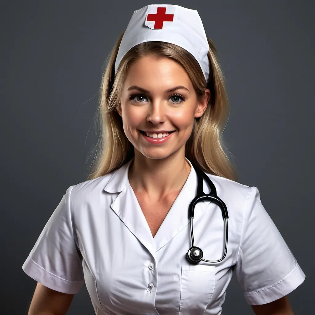 Prompt: Make a photo of a nurse?