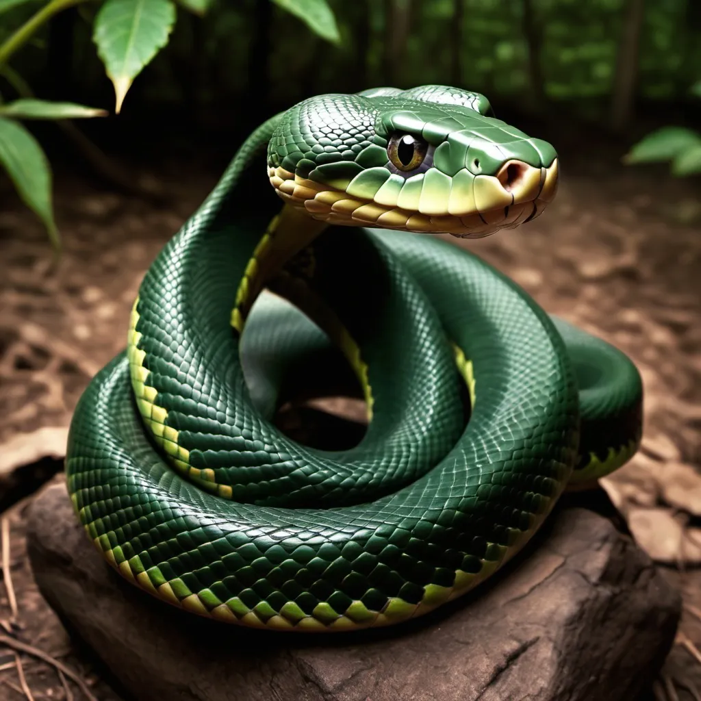 Prompt: make a photo of a snake