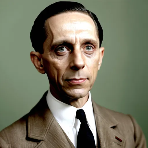 Prompt: make a photo of joseph goebbels