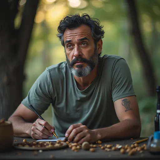 Prompt: Make a photo of a man?