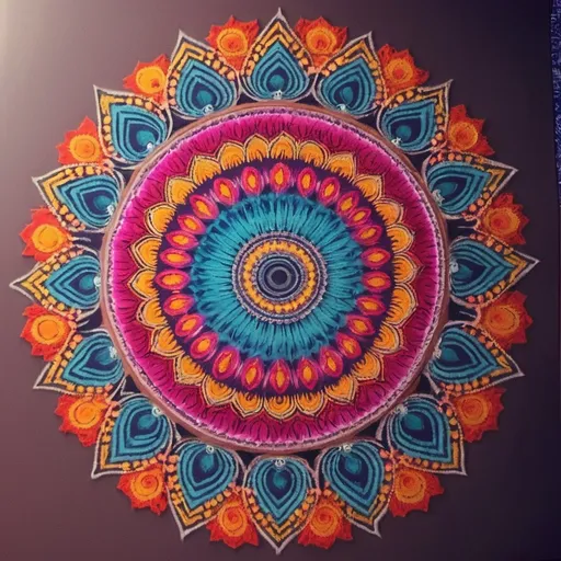 Prompt: make a photo of a mandala?