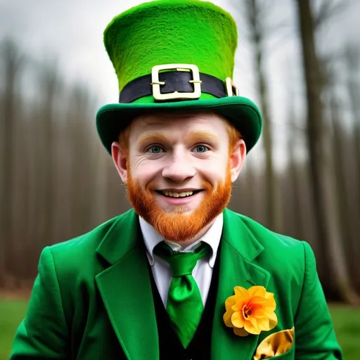 Prompt: Make a photo of a Leprechaun?