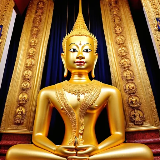 Prompt: Make a photo of a Phra Pidta?