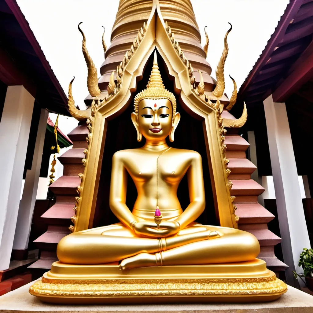 Prompt: Make a photo of a Phra Pidta?