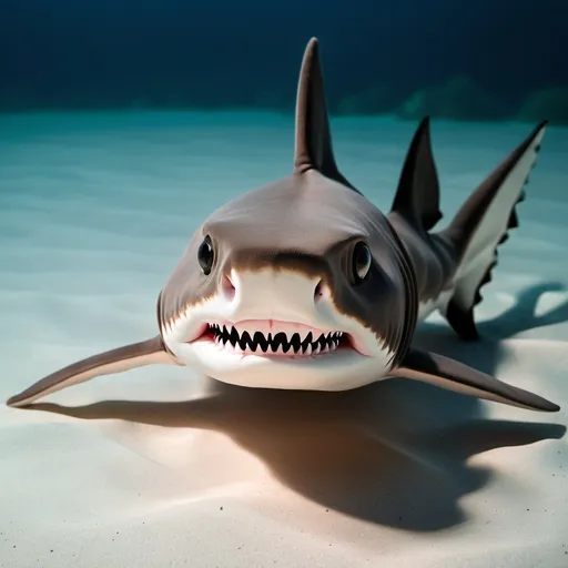 Prompt: make a photo of a frill shark