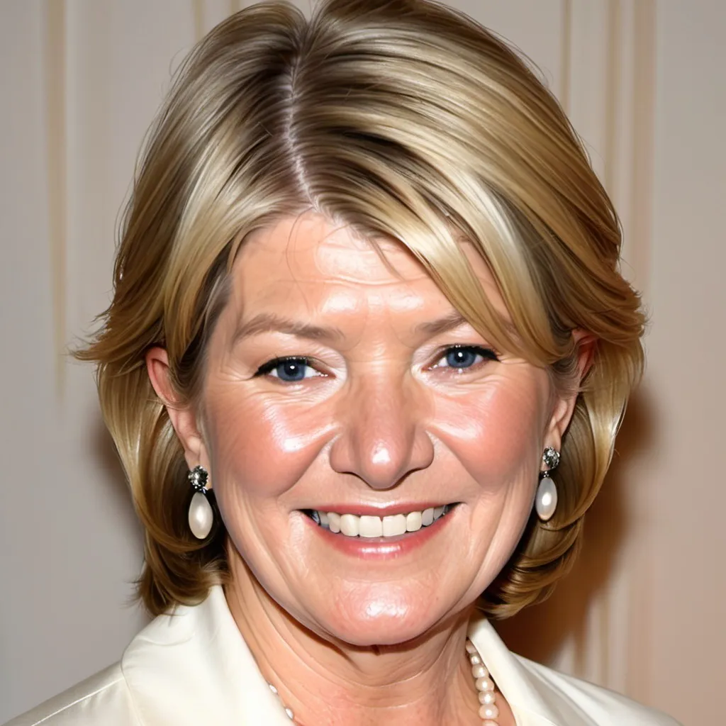 Prompt: make a photo of martha stewart