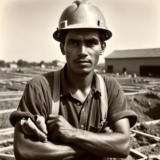 Prompt: Make a photo of a laborer?