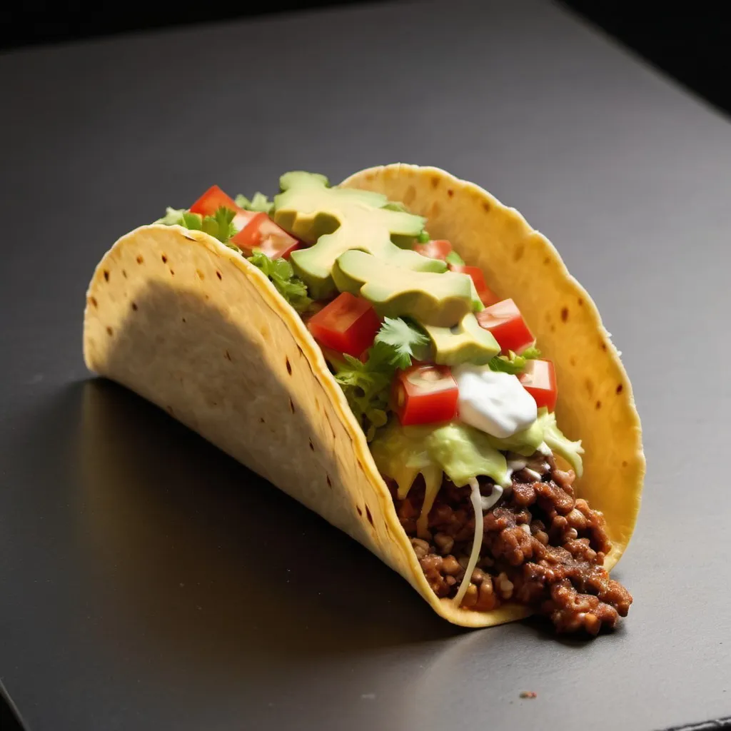 Prompt: Make a photo of a taco?