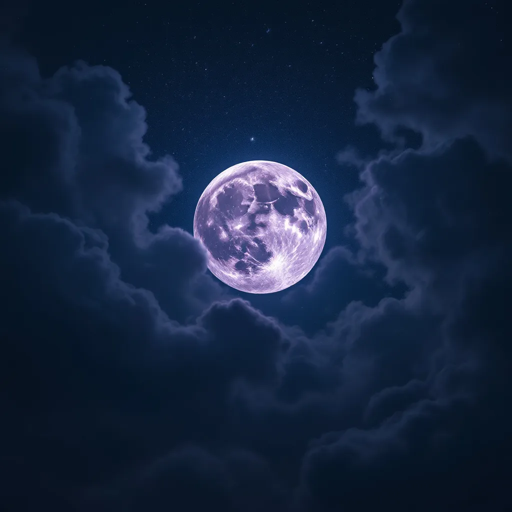 Prompt: Make a photo of a gaint moon in the sky?
