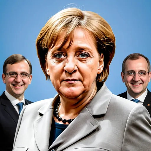 Prompt: make a photo of angela merkel