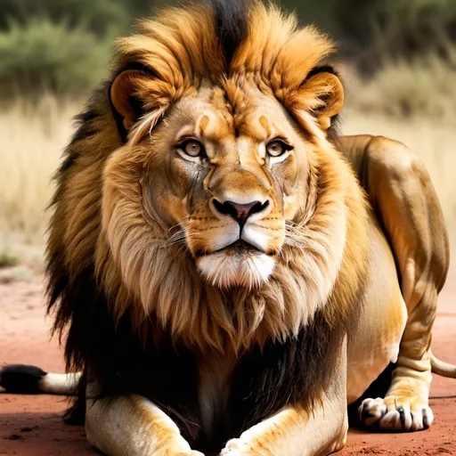 Prompt: Make a photo of a lion